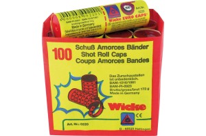 Rol 100-shots; Amorces; Wicke klappertjes (12)